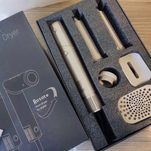 Air Essence™ Aurora Gold, sèche-cheveux multifonction, appareil polyvalent pour le coiffage des cheveux photo review