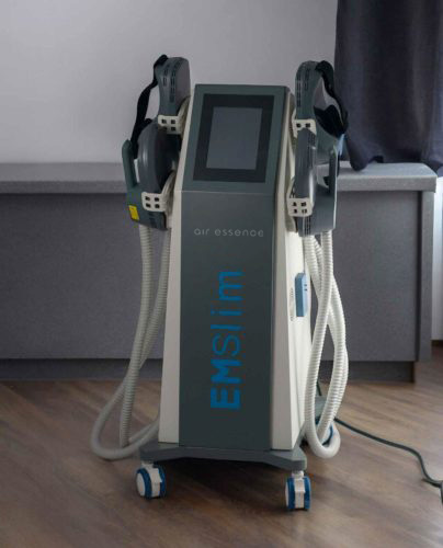 Air Essence EMSlim – stimulateur musculaire HIEMT avec ondes radio RF, remodelage corporel photo review