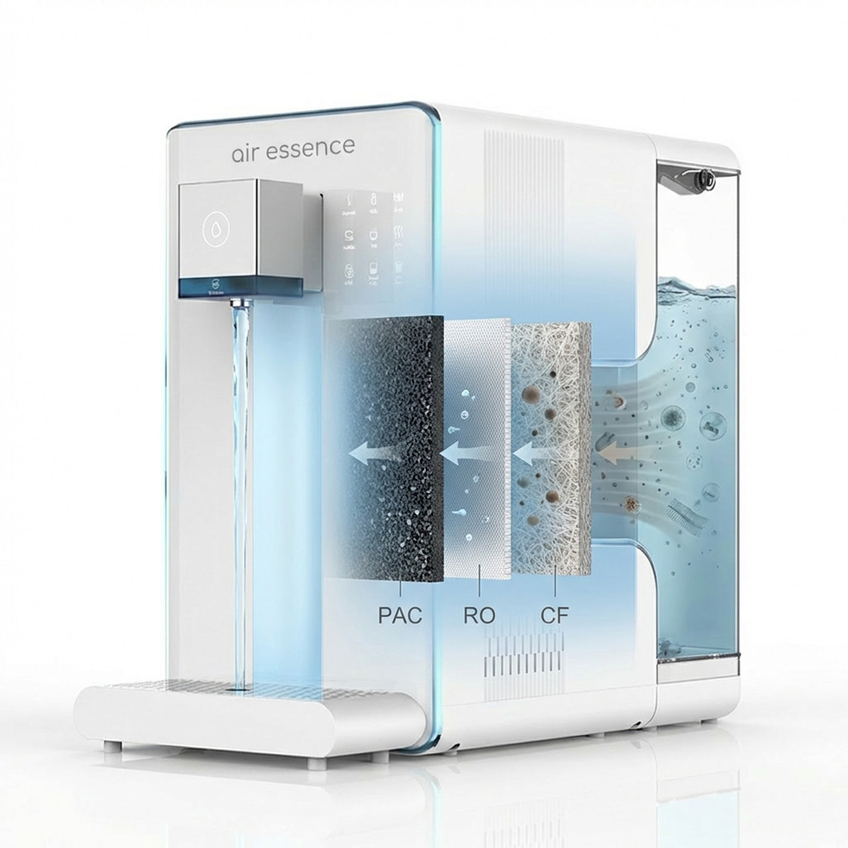 Air Essence™ ZephyrHydro Z2 Filtre à eau 4-en-1 avec osmose inverse et générateur d’hydrogène – Image 6